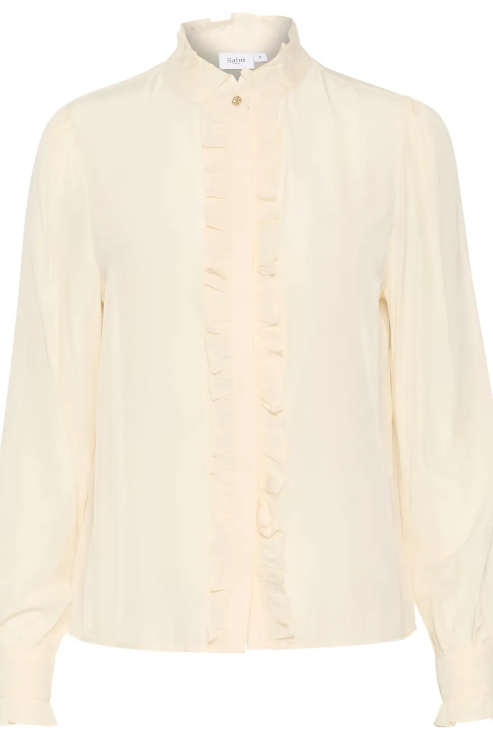 FelinaSZ Frills Mandarin Collar Shirt-
