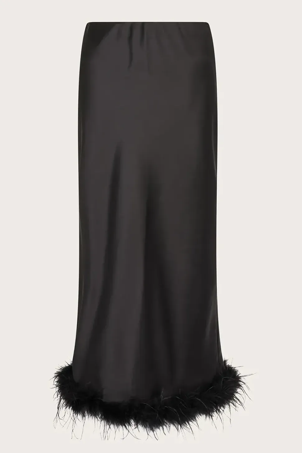 Felis Satin Feather Skirt