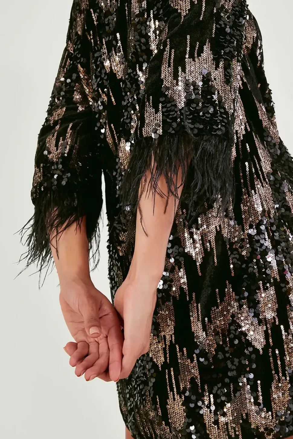 Fern Sequin Tunic Dress