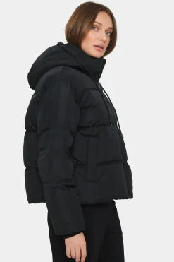 Fey Short Hooded Puffer Jacket-