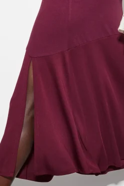 Fifi Jersey Panel Midi Skirt