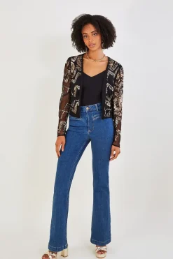 Finnley Embellished Jacket in Recycled Polyester