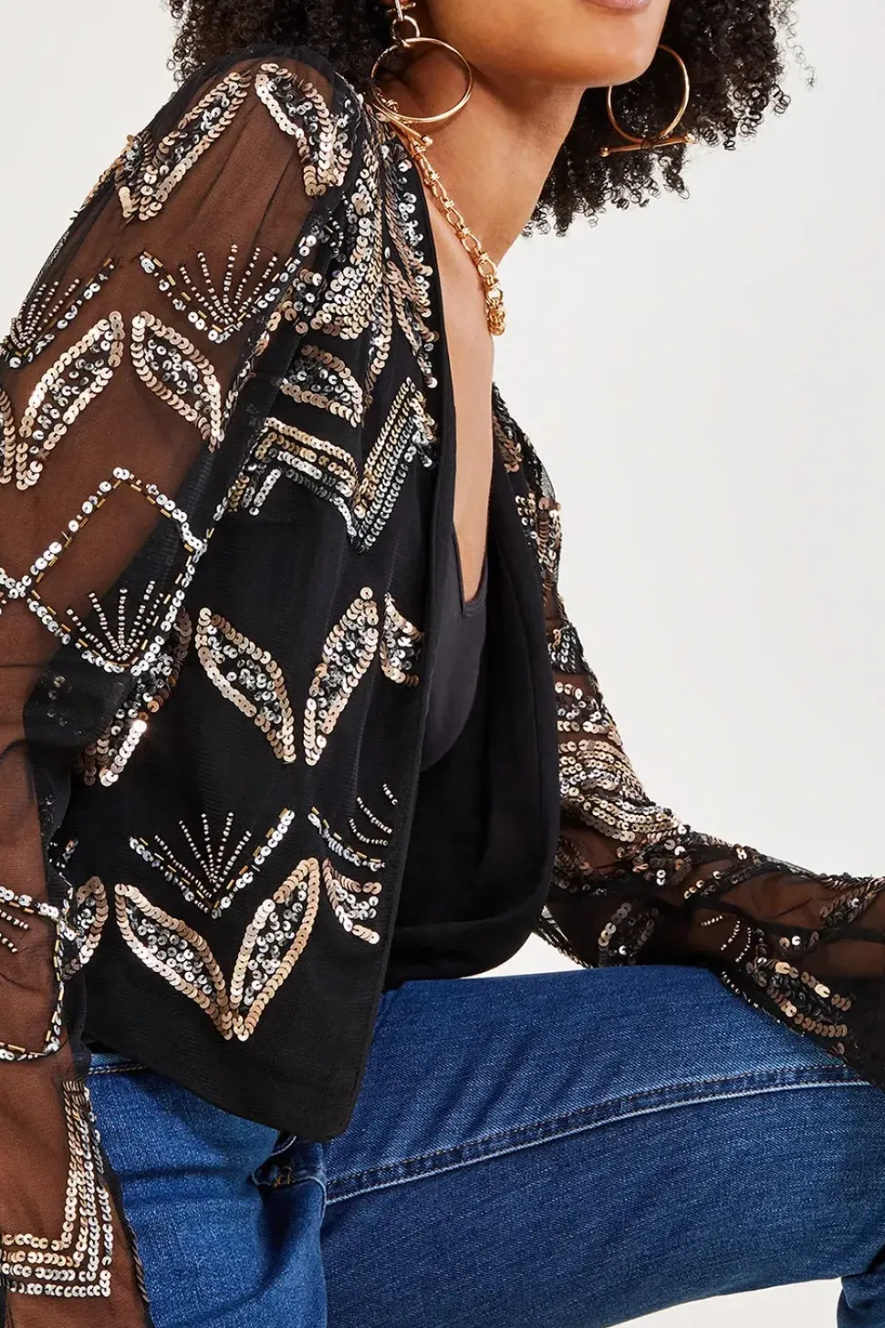 Finnley Embellished Jacket in Recycled Polyester
