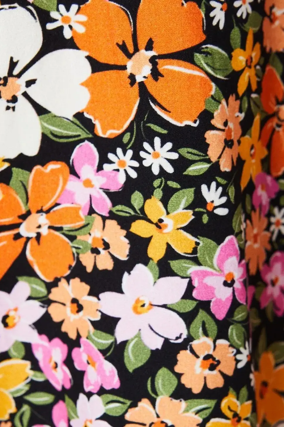 Floral Angel Sleeve Mini Dress