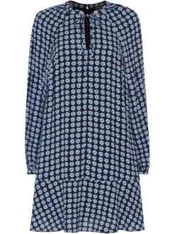 Floral Dot Flippy Mini Dress-