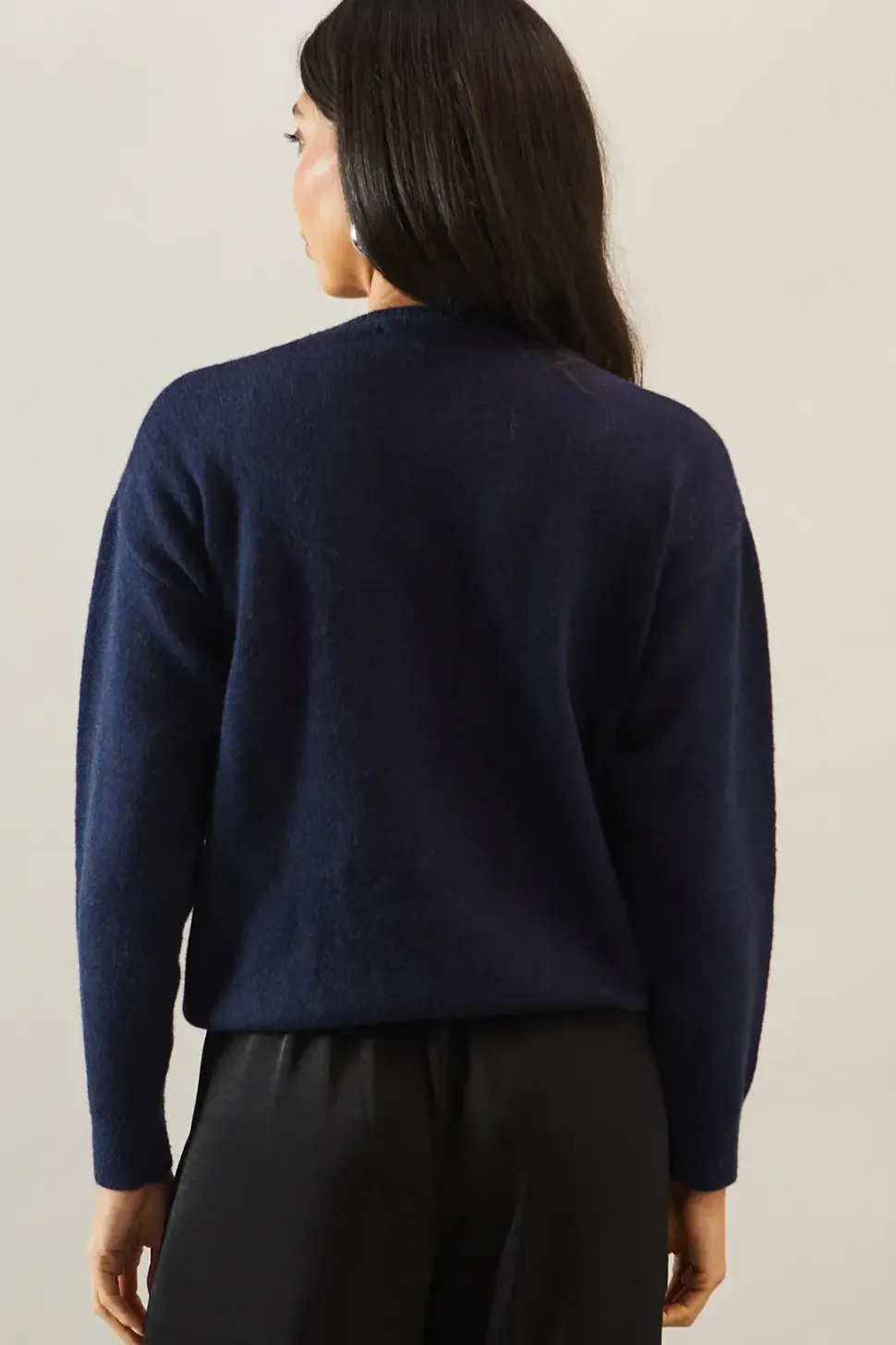 Floral Embellished Shoulder Design Jumper