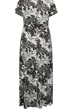 Floral Front Tie Maxi Dress