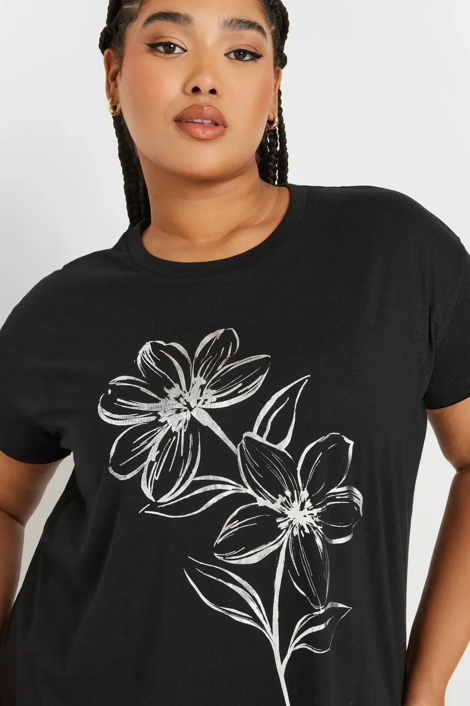 Floral Graphic Print T-Shirt