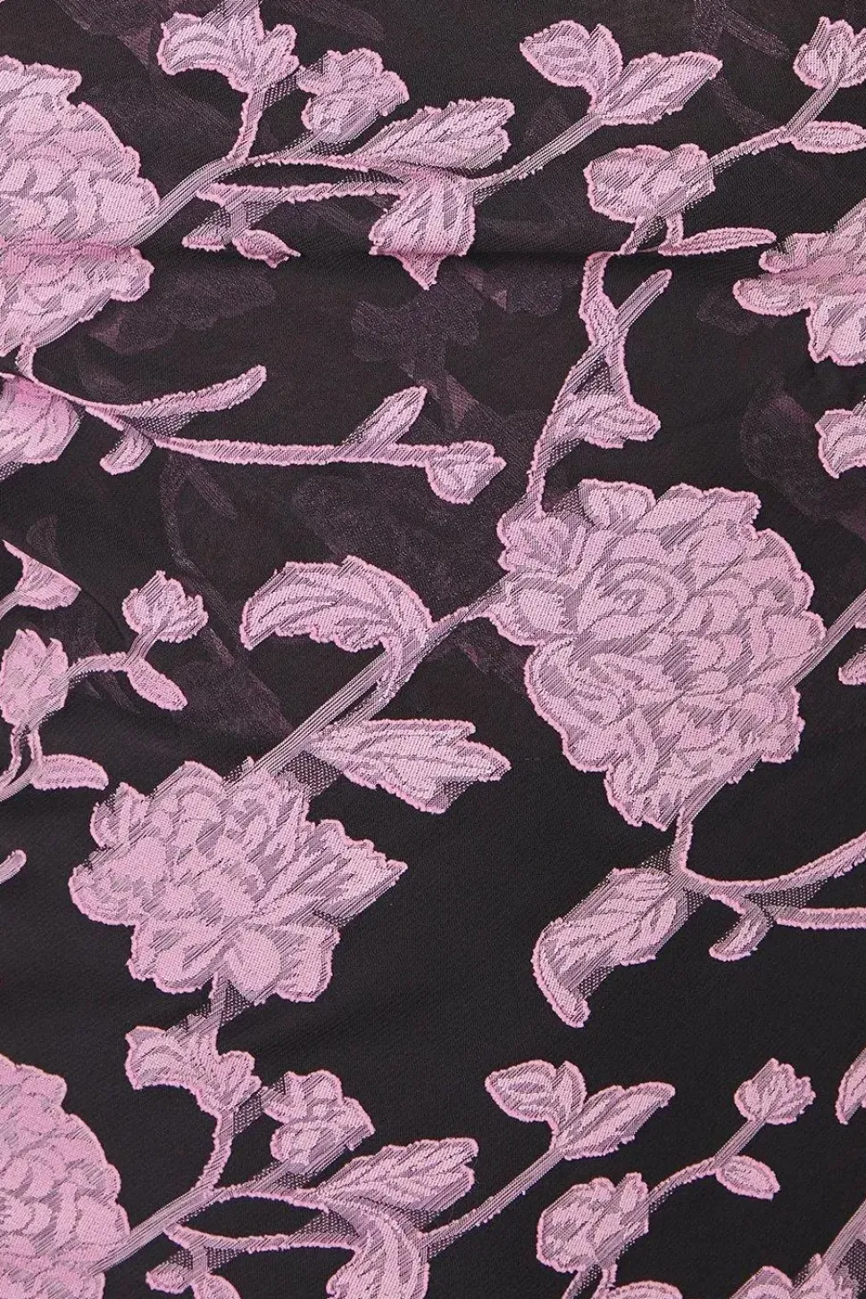 Floral Jacquard Midi Wedding Guest Dress
