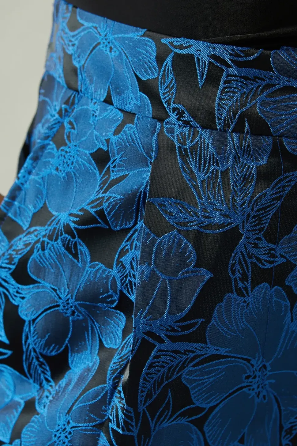 Floral Jacquard Tapered Trouser