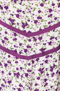 Floral Lace Trim Shell