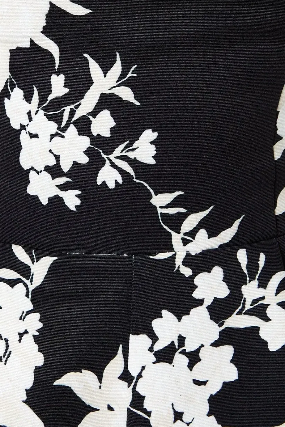 Floral Ottoman Wide Leg Bandeau Jumpsuit