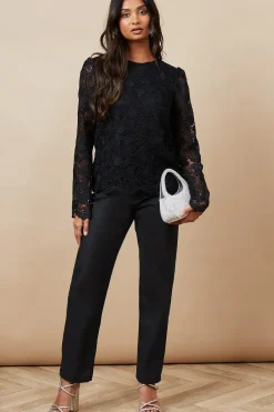 Floral Premium Lace Long Sleeve Top