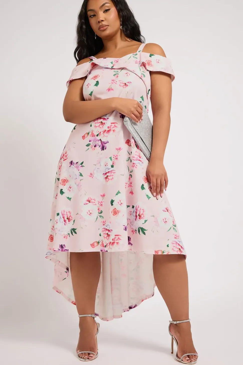 Floral Print Bardot Dress