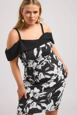 Floral Print Bardot Shift Dress