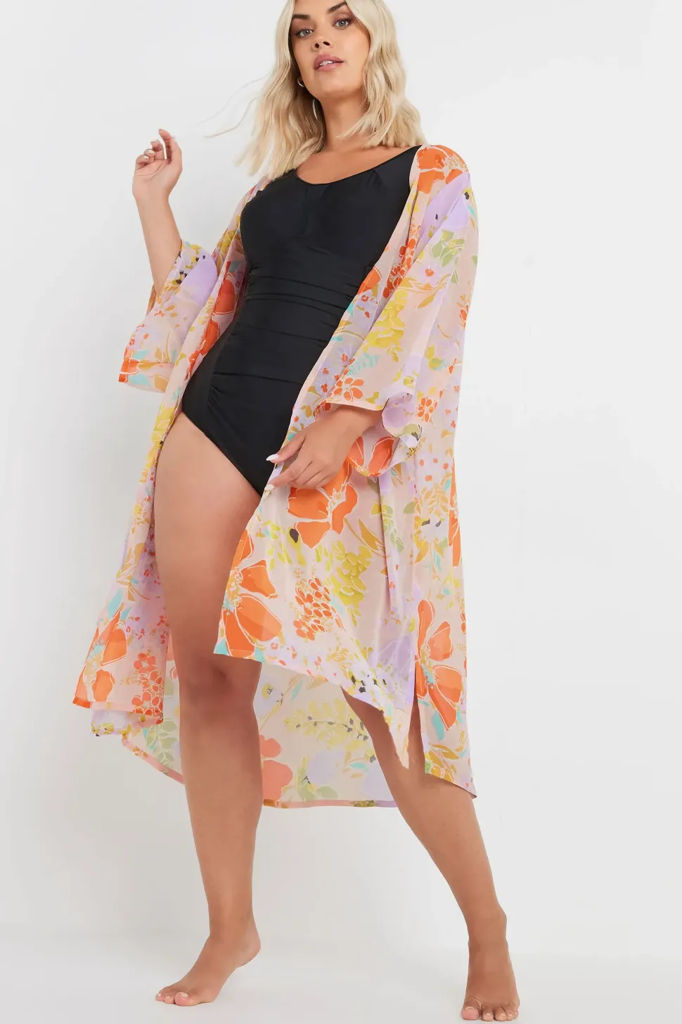 Floral Print Beach Shirt