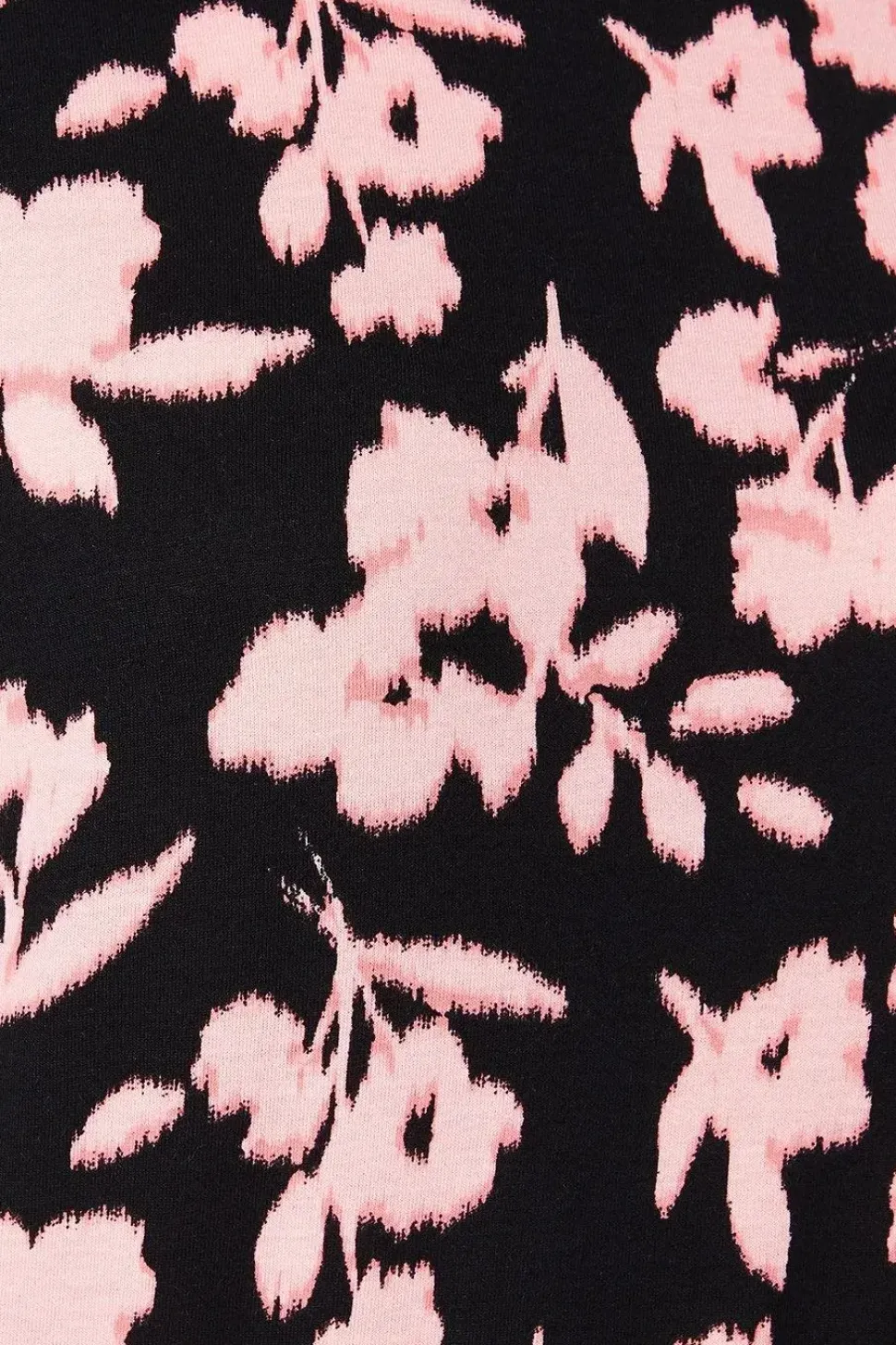 Floral Printed Jersey Short Sleeve Shift Dress