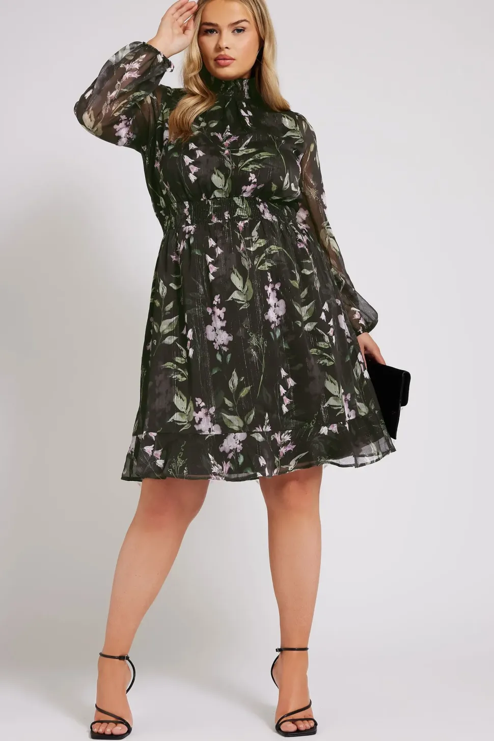 Floral Print Mini Dress