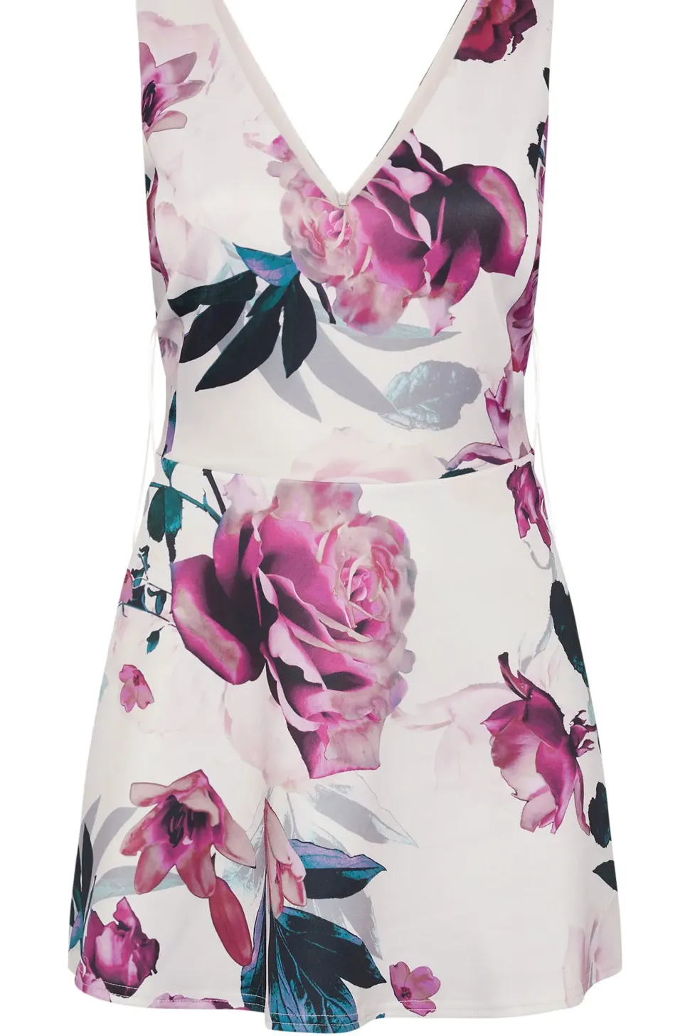 Floral Print Peplum Top