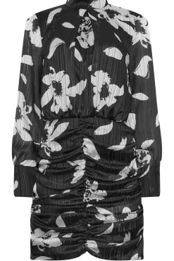 Floral Print Ruched Dress