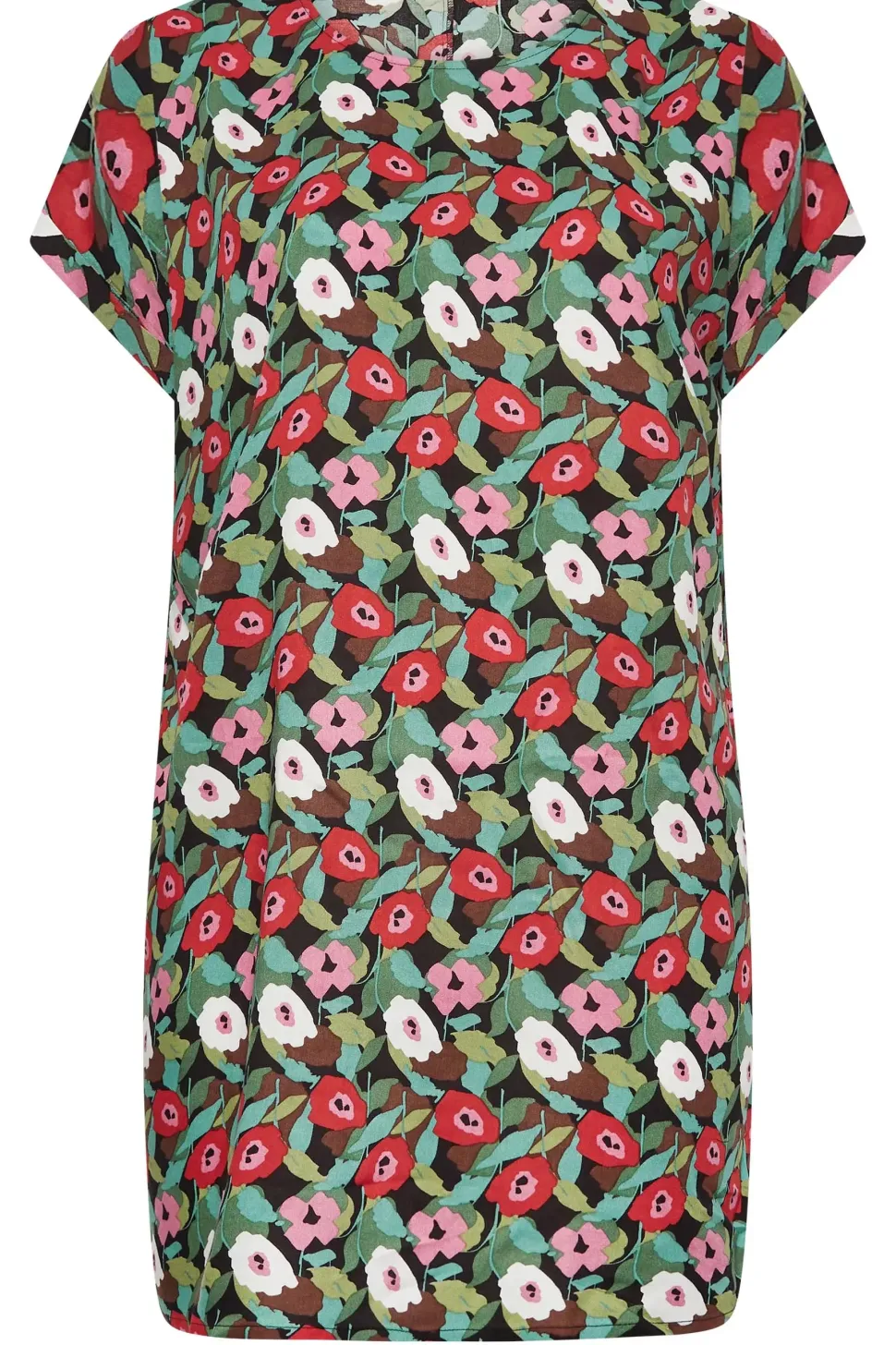 Floral Print Shift Dress