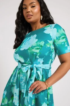 Floral Print Skater Dress