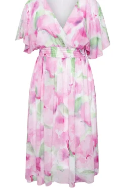 Floral Print Wrap Dress