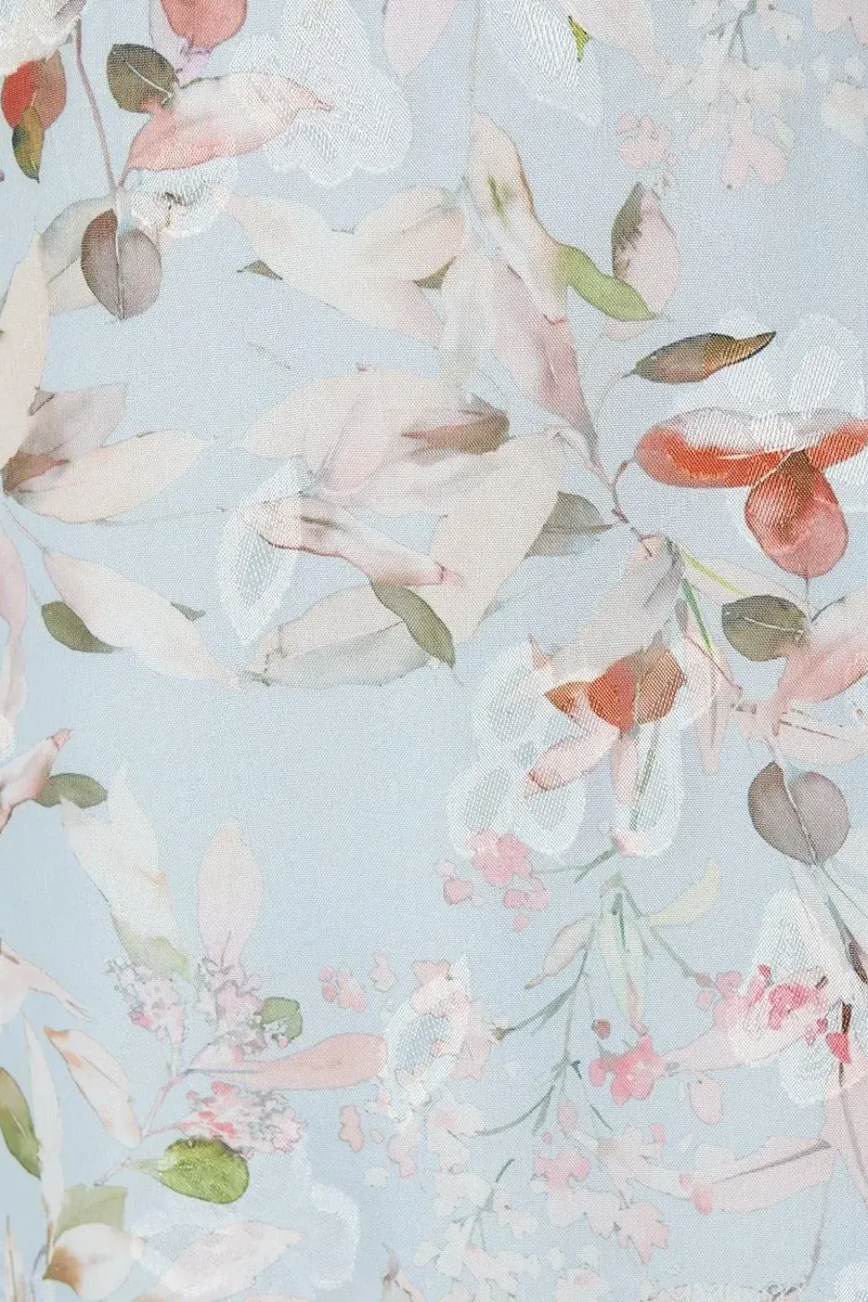 Floral Satin Ruffle Hem Midaxi Dress