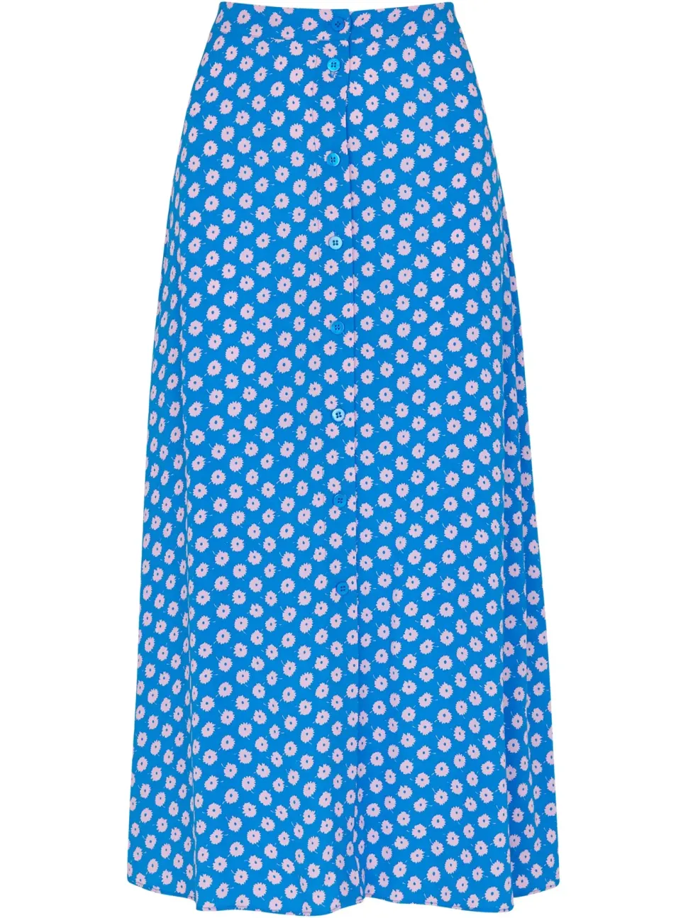 Floral Sunburst Skirt-Polka Dot
