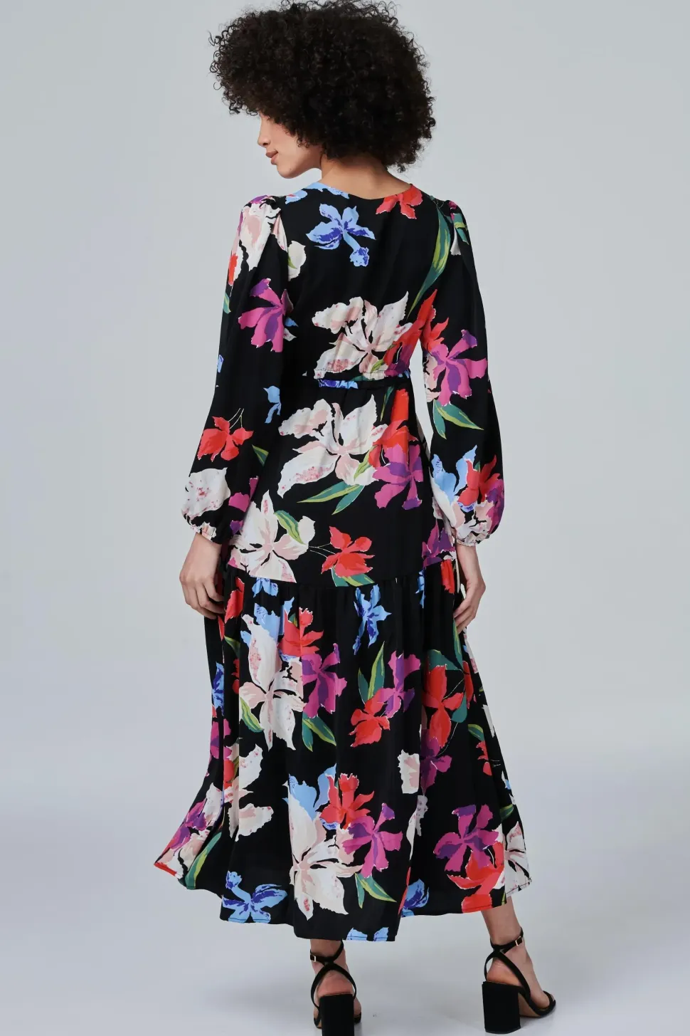 Floral Tiered Maxi Dress