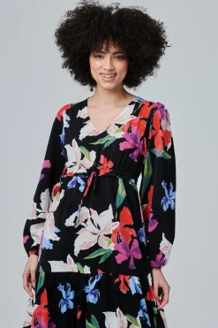 Floral Tiered Maxi Dress