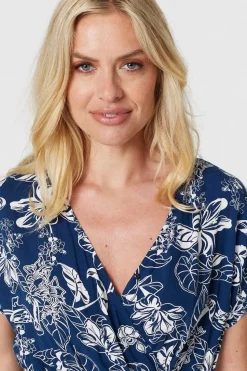 Floral V-Neck Cropped Jumpsuit