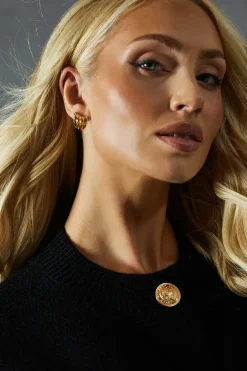 Fluted Stud Earrings