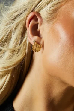 Fluted Stud Earrings