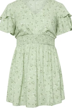 Flutter Sleeve Floral Print Top