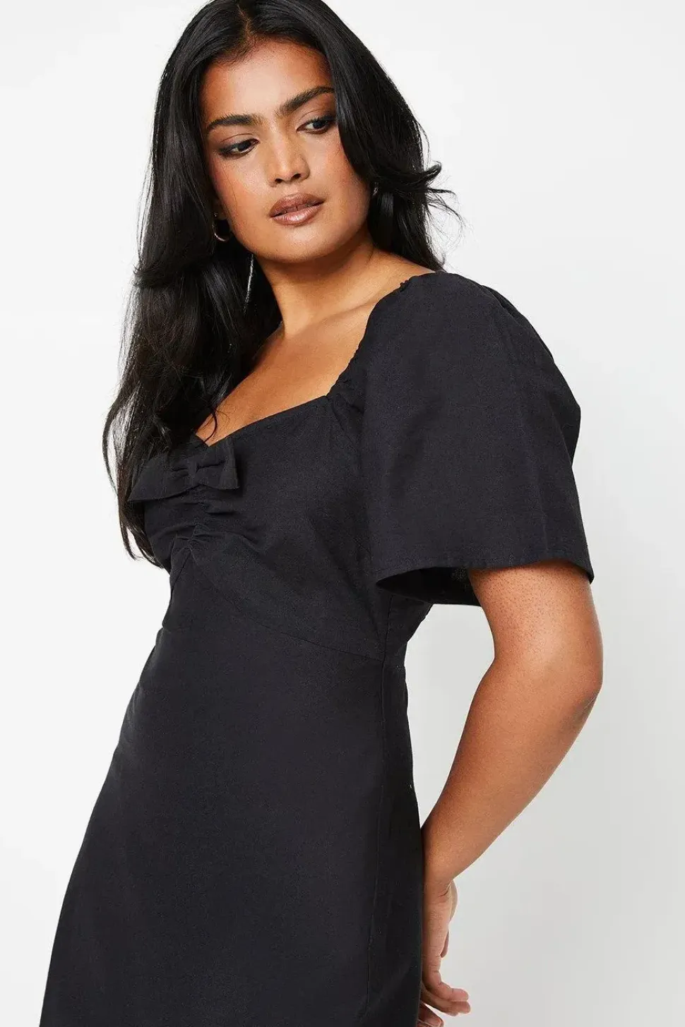 Flutter Sleeve Midi Dress