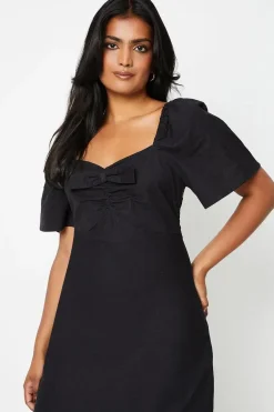 Flutter Sleeve Midi Dress