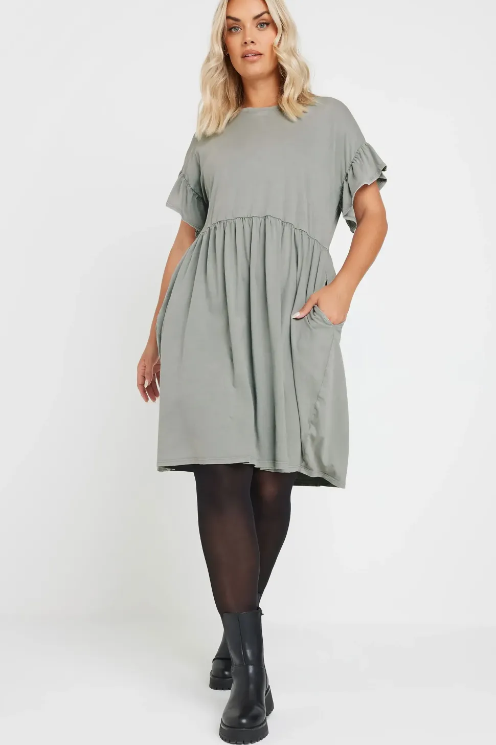 Flutter Sleeve Mini Dress