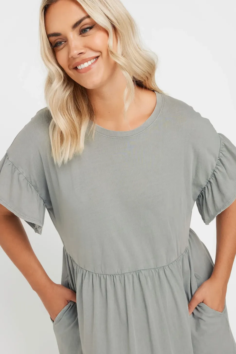 Flutter Sleeve Mini Dress