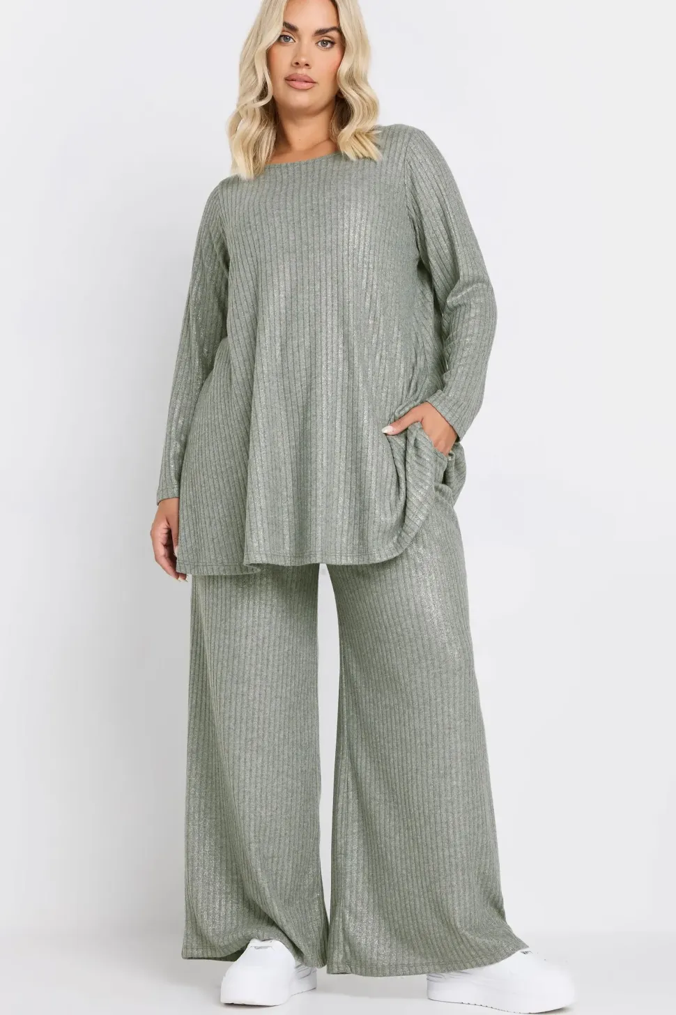 Foil Ribbed Top