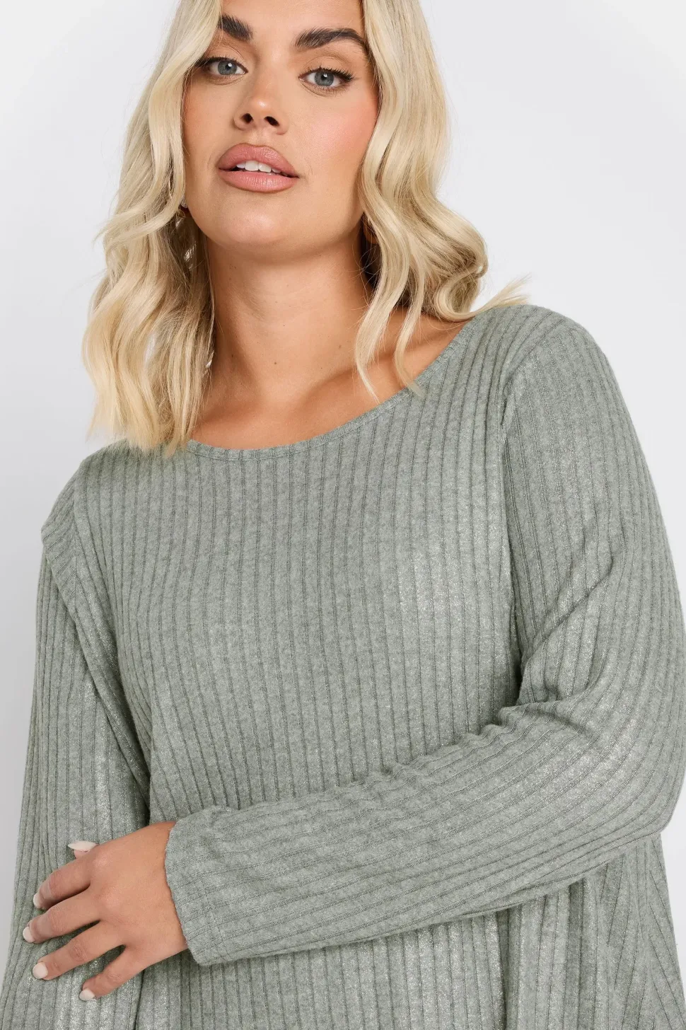 Foil Ribbed Top