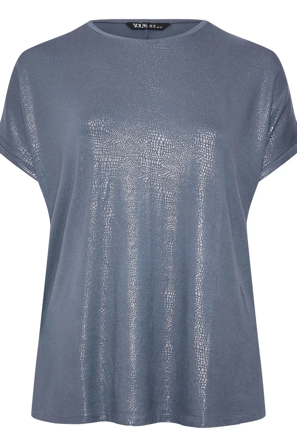 Foil Short Sleeve Top