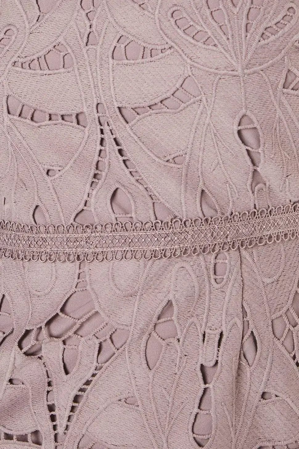 Frill Sleeve Lace Flute Hem Dress