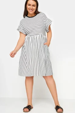 Frill Sleeve Smock Mini Dress