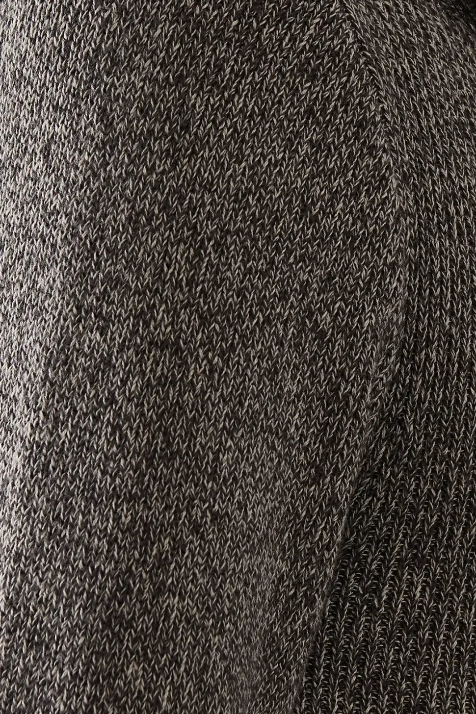 Fringed Hem Knitted Maxi Dress