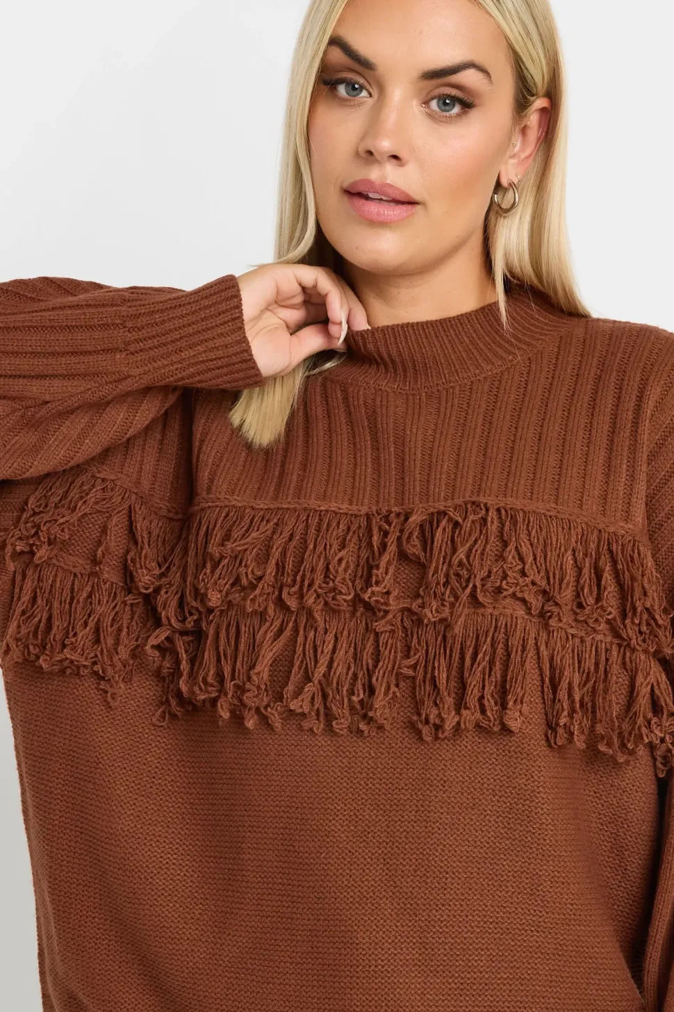 Fringe Knitted Jumper