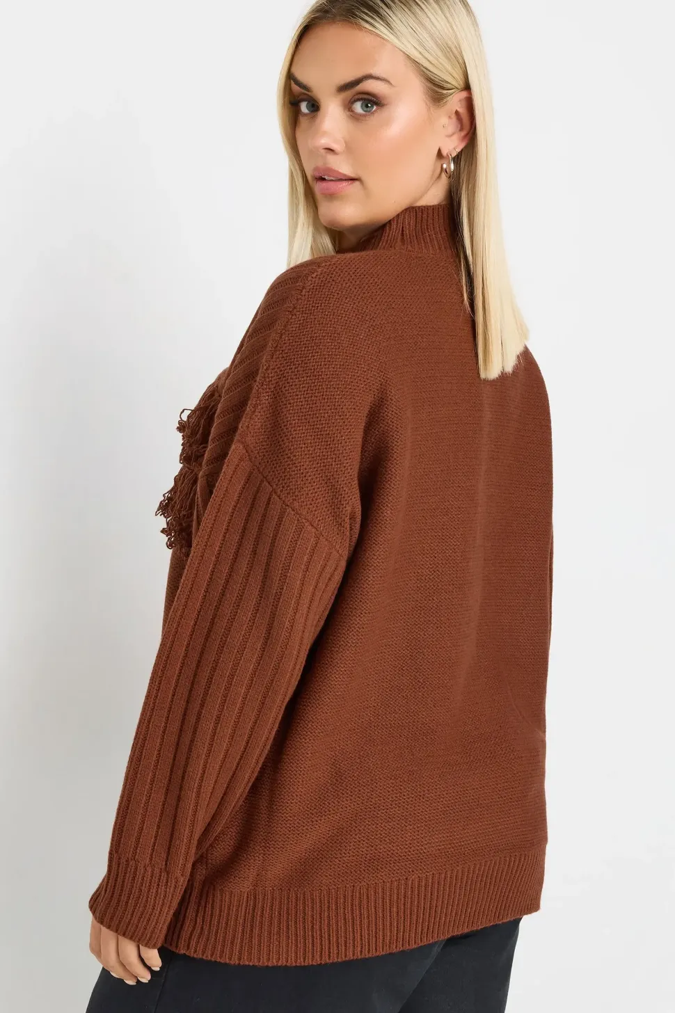 Fringe Knitted Jumper