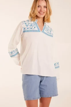 Full Sleeve Embroidered Blouse