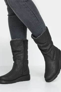 Fur Lined Calf Boots
