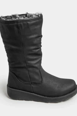 Fur Lined Calf Boots